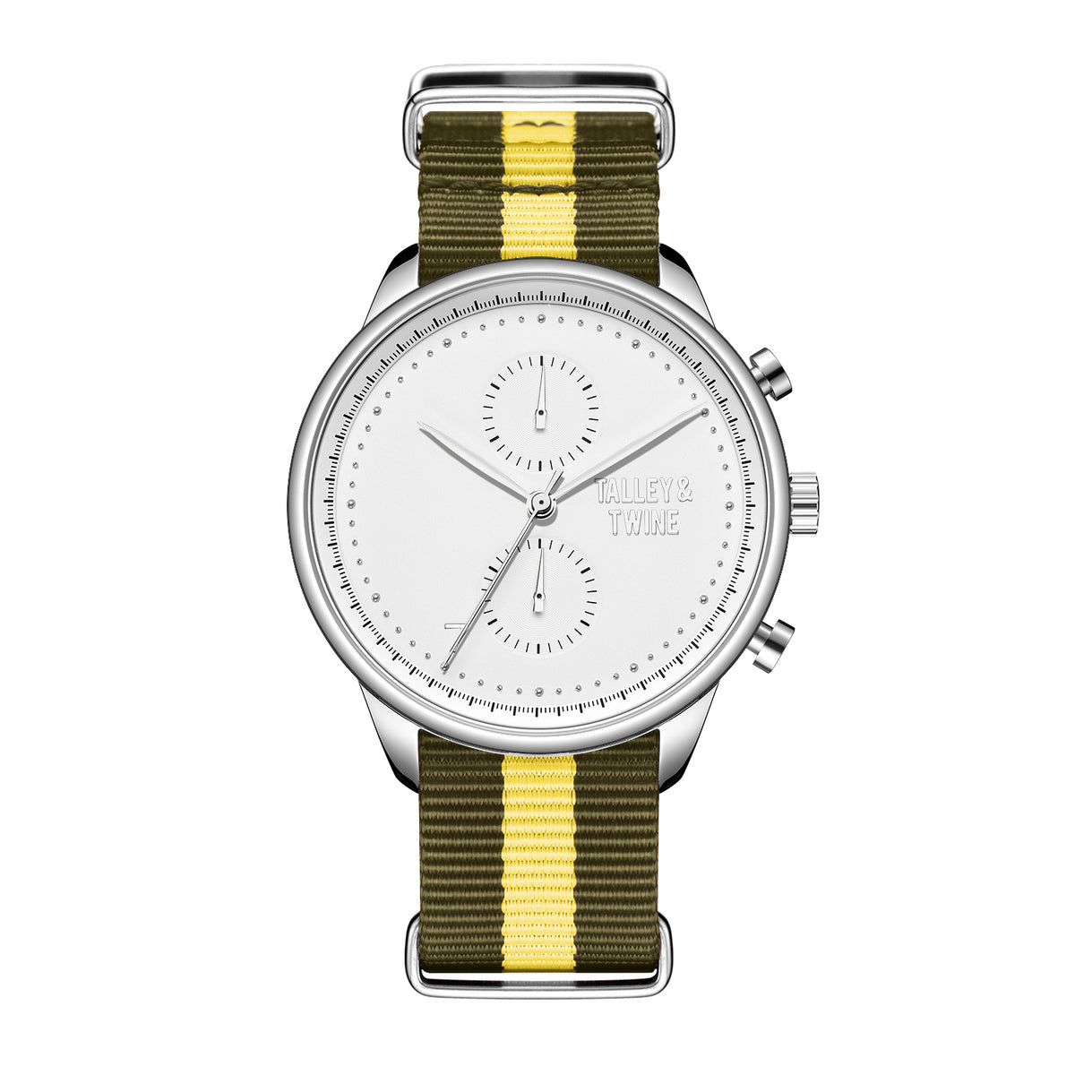White & Silver - Brown & Gold Canvas Band